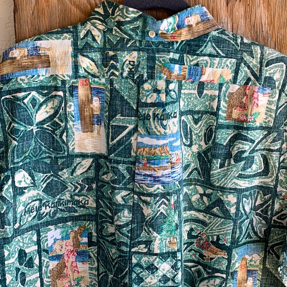 🎉HOST PICK🎉 Reyn Spooner Mele Kalikimaka 2007 Limited Issue Aloha Shirt - XXL - Picture 4 of 16